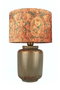 Opviq Lámpara de Mesa de Cerámica BK033 Multicolor